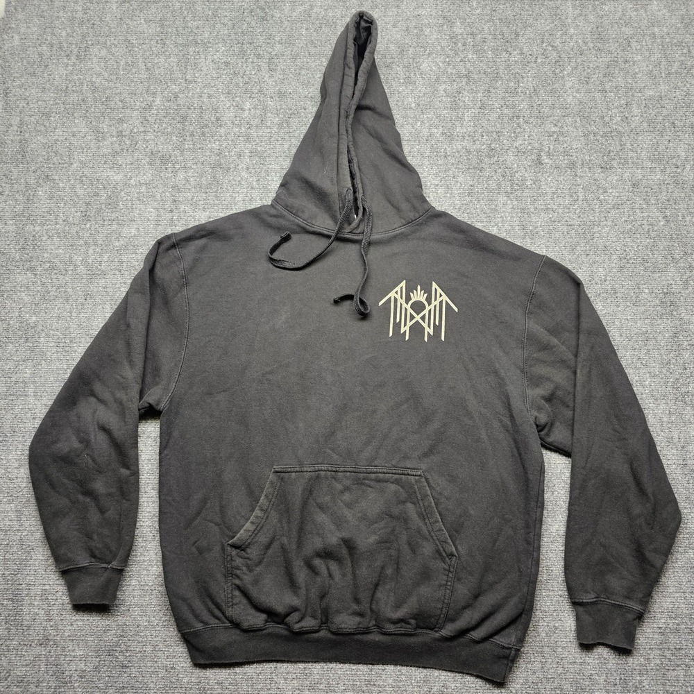 Sleep Token Band Logo Hoodie Tultex 320 Black Graphic Pullover Mens Large